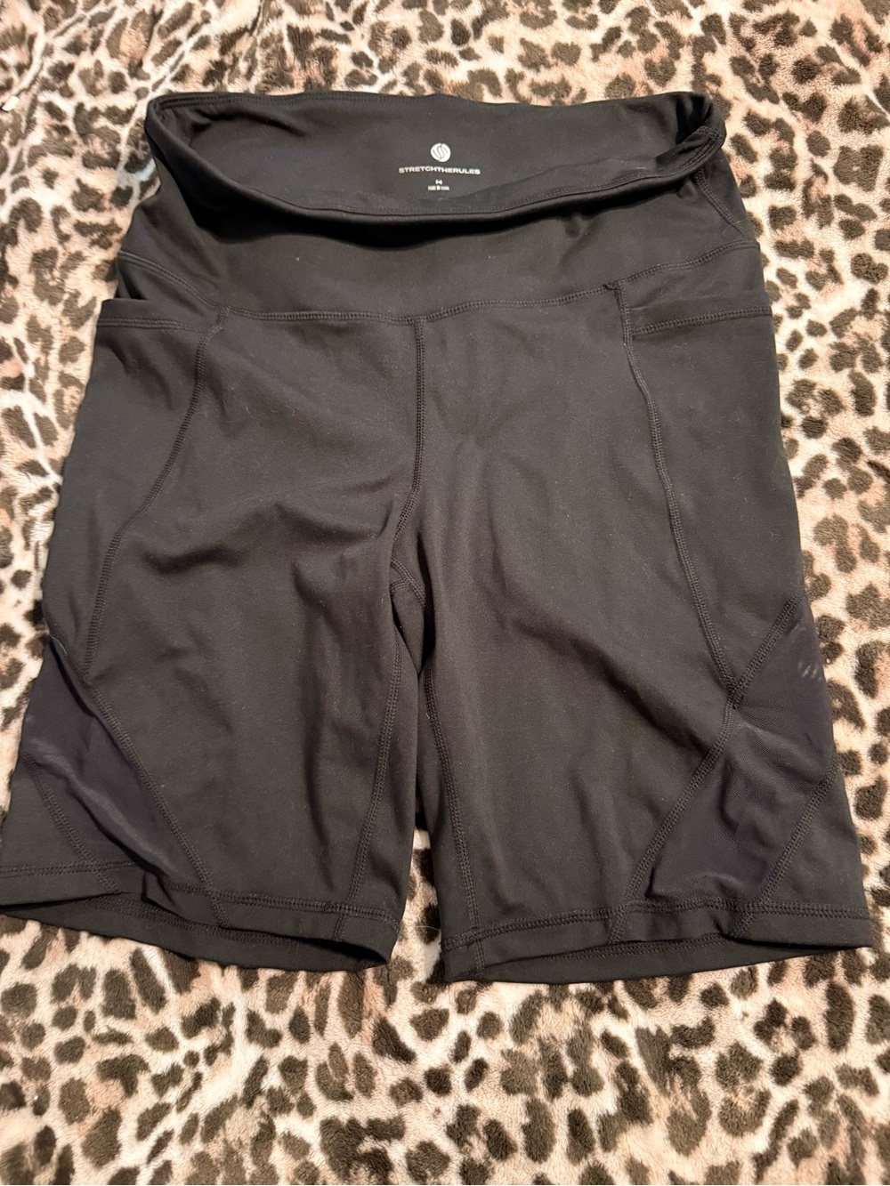 Women's Black Performance Workout Shorts